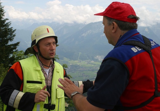 Feuerwehrübung Roßfeld